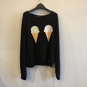WILDFOX ice cream sweater